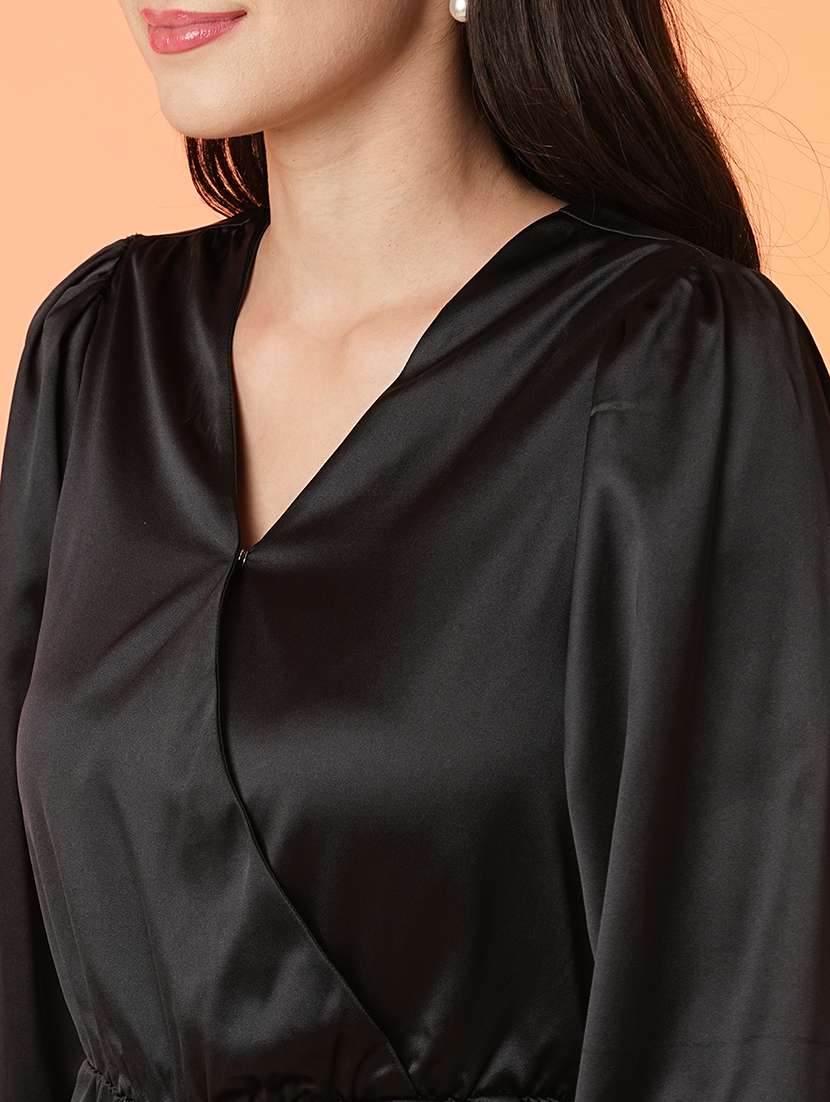 women solid color full leg jumpsuit - 21081830 - Standard Image - 4