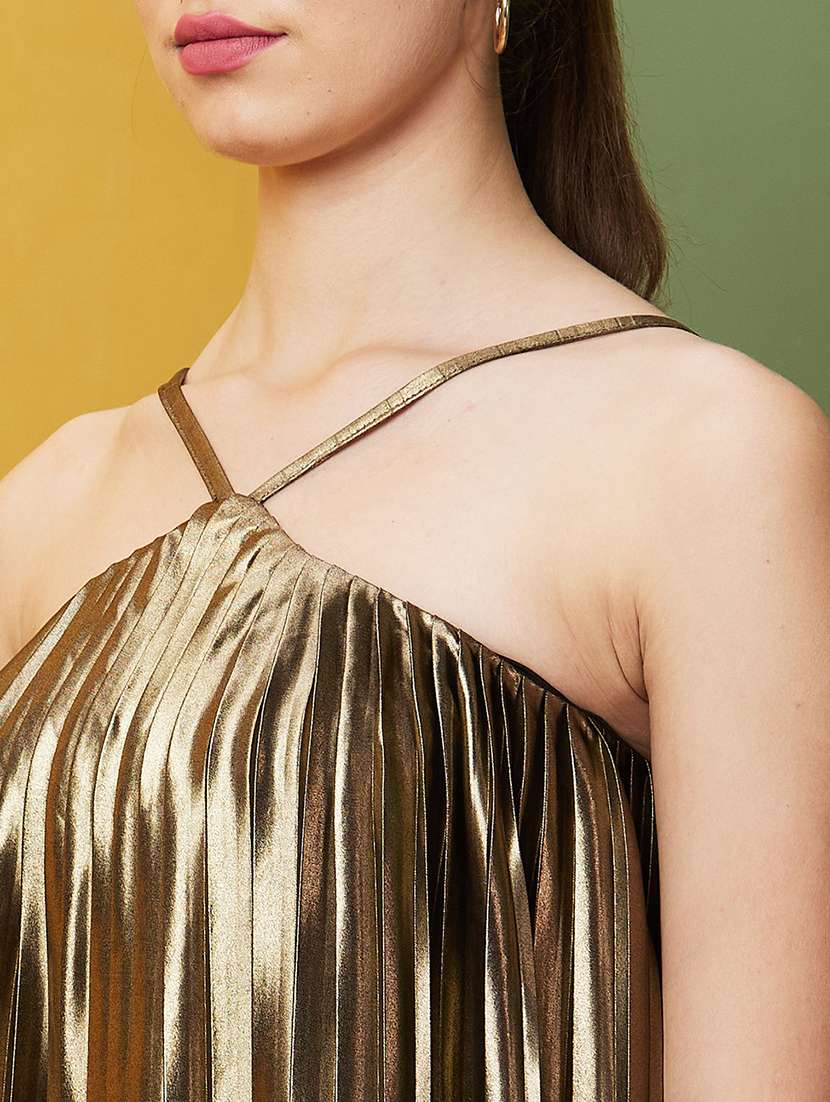 women halter neck a-line dress - 21082062 -  Standard Image - 4