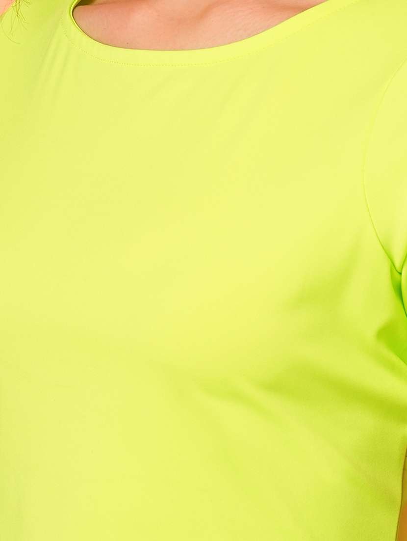 neon polyester backless top - 21082106 -  Standard Image - 4