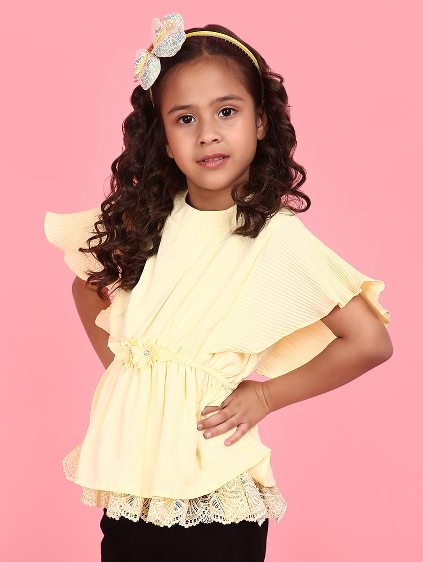 yellow cotton top - 21082407 - Standard Image - 1