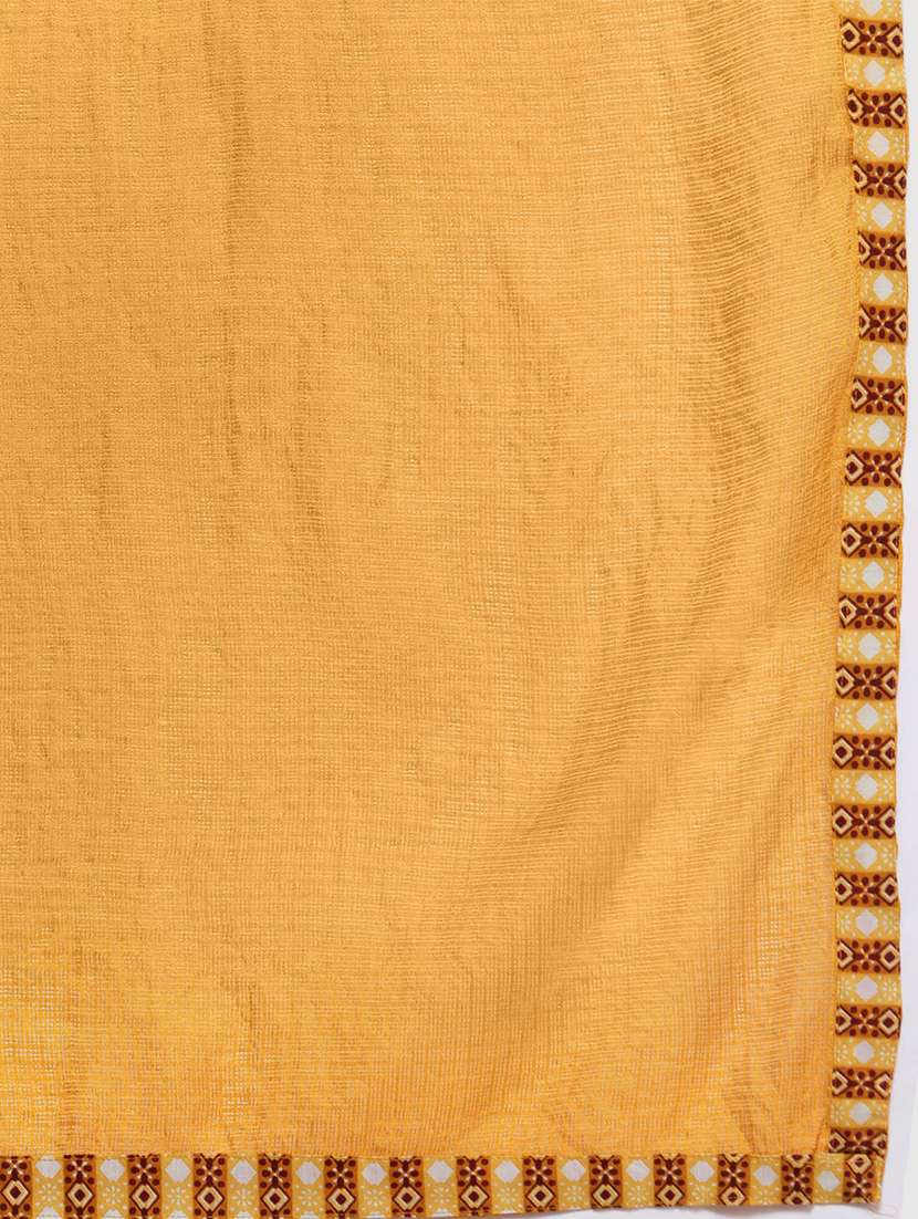 women three quarter sleeve kurta pant with dupatta set - 21087671 - Standard Image - 6