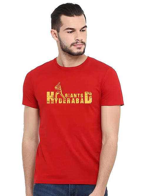 men round neck chest print t-shirt - 21092389 - Standard Image - 0