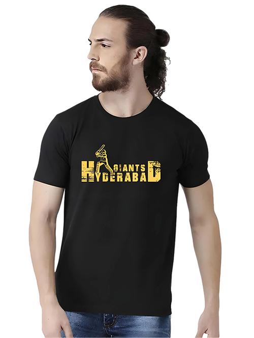 men round neck chest print t-shirt - 21092391 -  Standard Image - 0