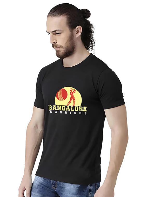 men round neck chest print t-shirt - 21092394 - Standard Image - 1