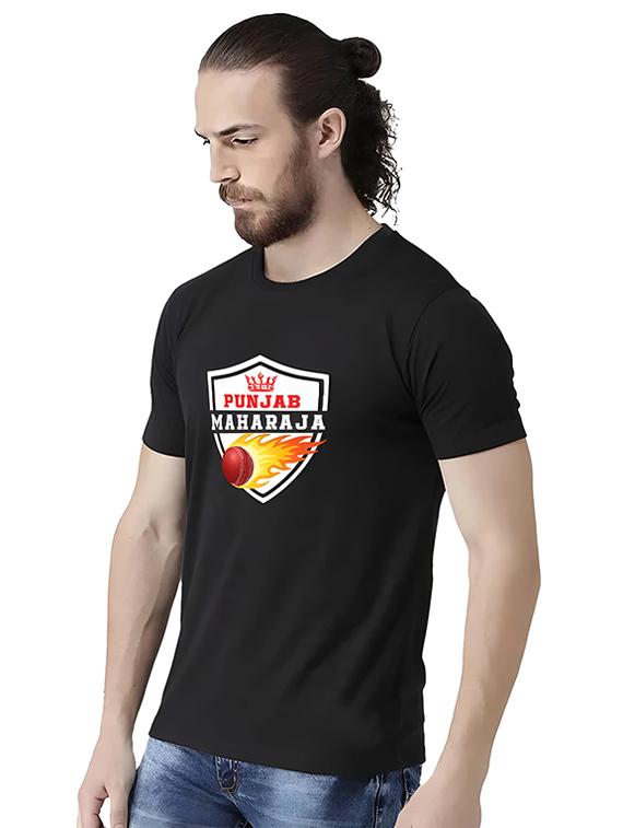men round neck chest print t-shirt - 21092400 - Standard Image - 1