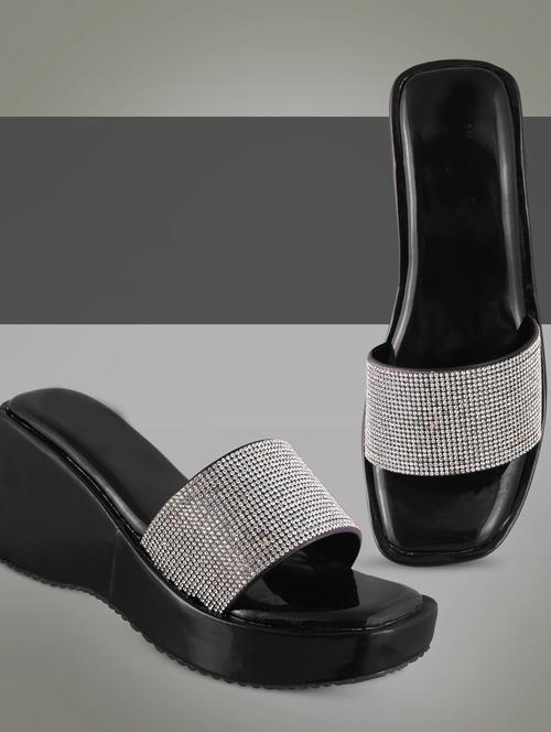 women slip on wedge sandal - 21092883 -  Standard Image - 0