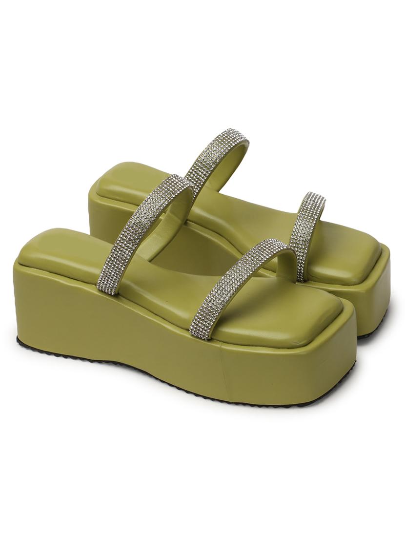 women slip on wedge sandal - 21092890 - Standard Image - 1