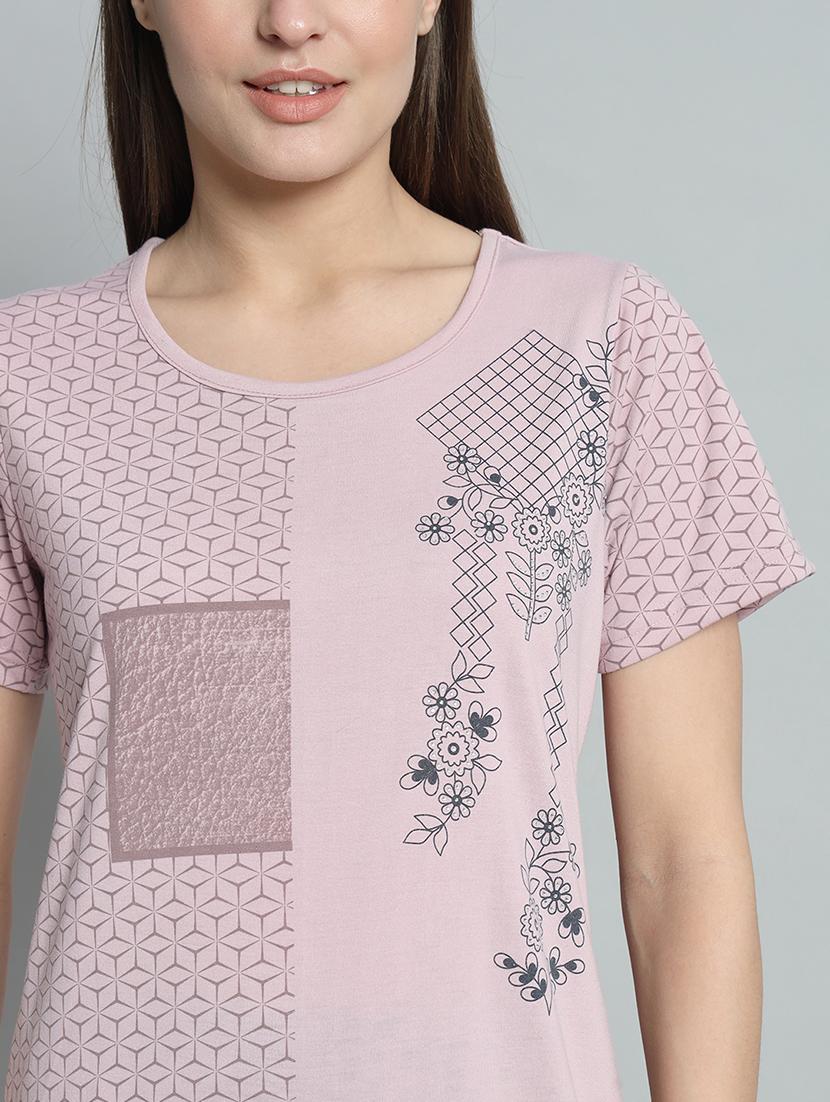 women round neck short sleeves tee - 21093582 - Standard Image - 4