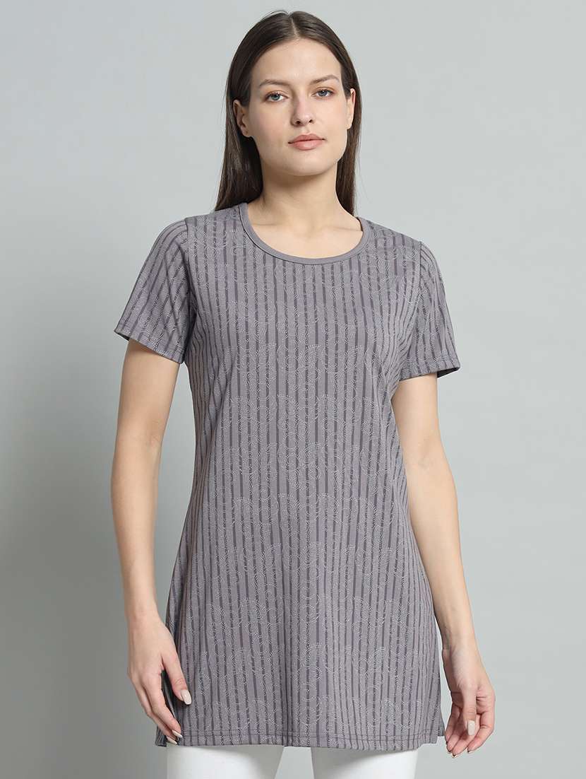 women round neck short sleeves tee