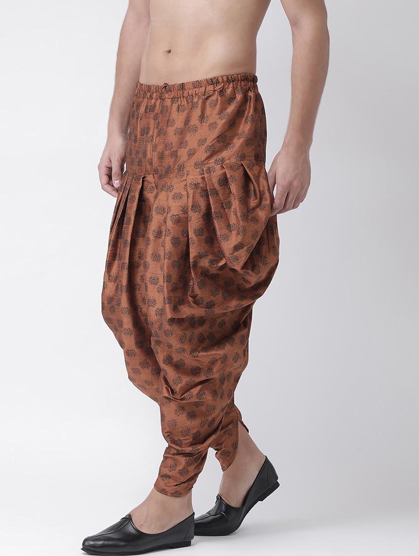 men mid rise printed dhoti - 21093965 -  Standard Image - 1