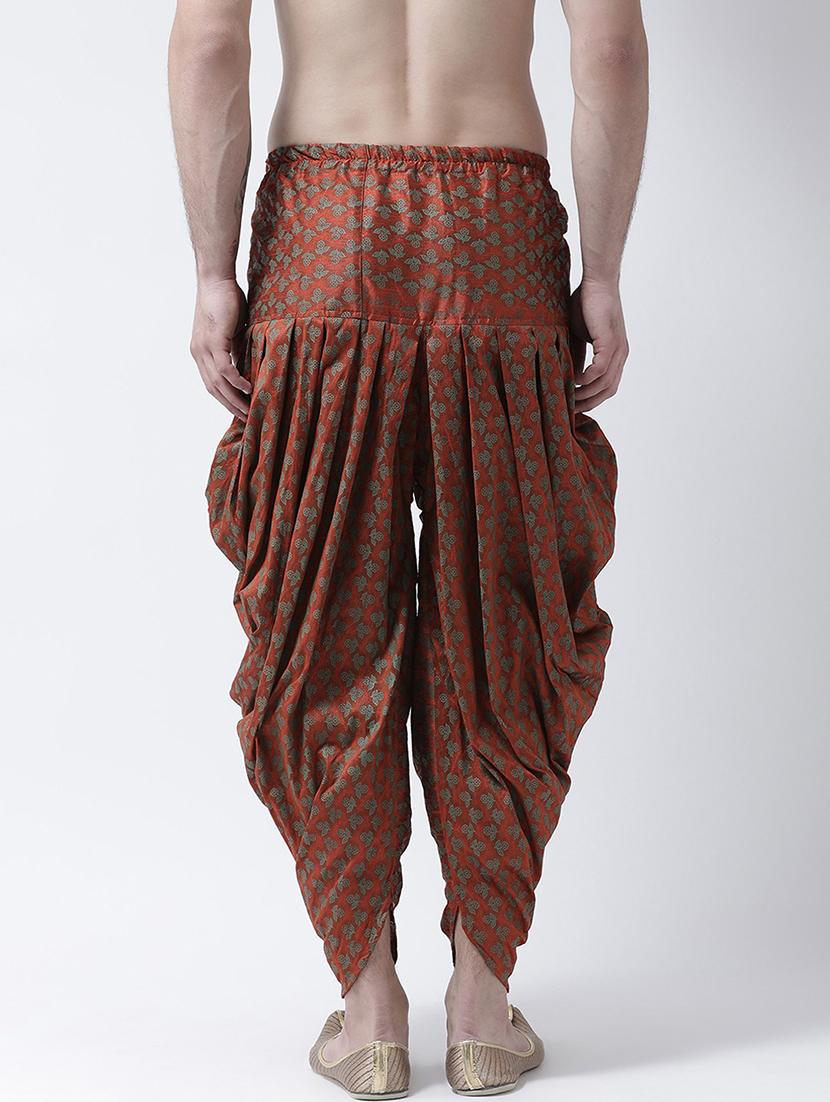men mid rise printed dhoti - 21093975 -  Standard Image - 1