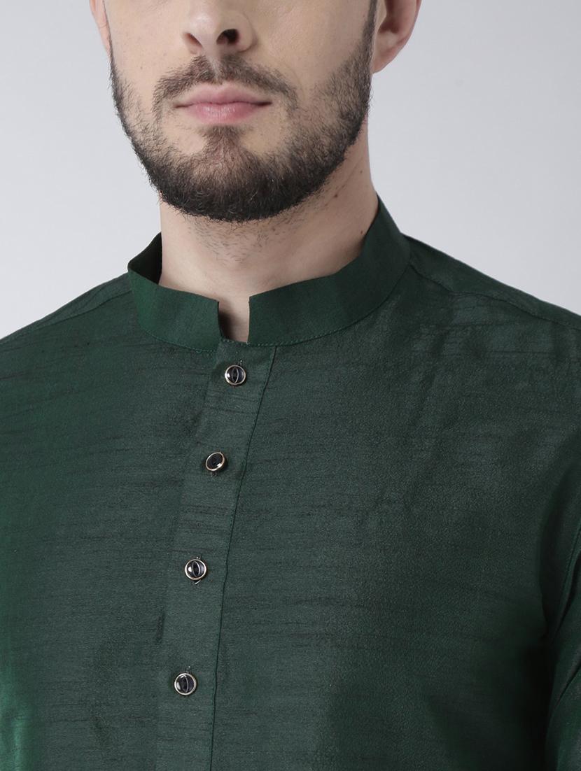 men long sleeve dhoti kurta set - 21094020 - Standard Image - 4