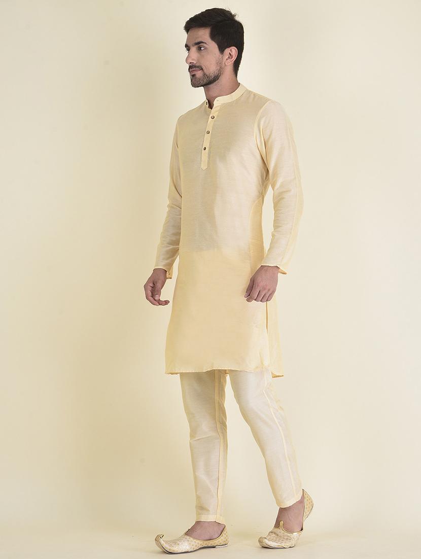 men kurta with trouser ethnic wear set - 21096896 - Standard Image - 1