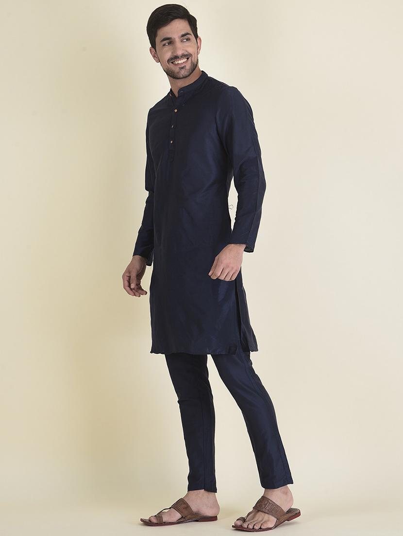 men kurta with trouser ethnic wear set - 21096899 - Standard Image - 1