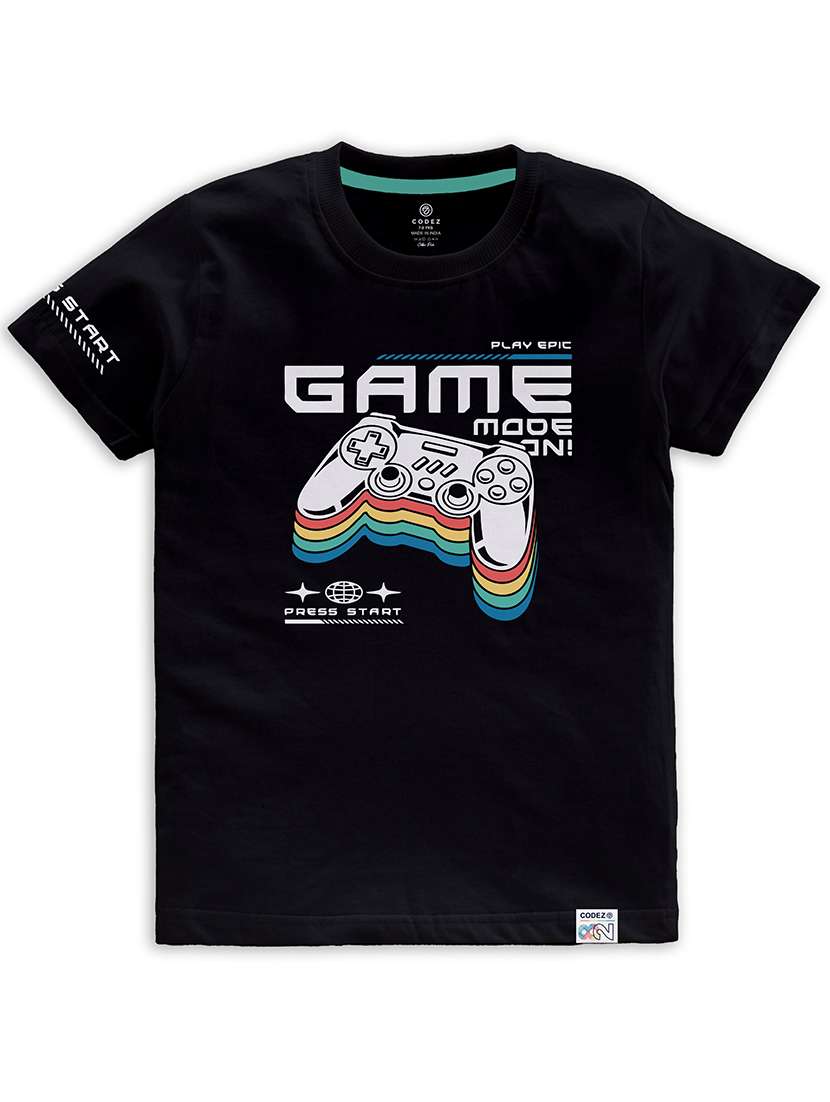 pack of 2 multi coloured printed t-shirt - 21098934 -  Standard Image - 1