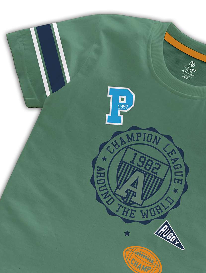 pack of 2 multi coloured printed t-shirt - 21098934 -  Standard Image - 4