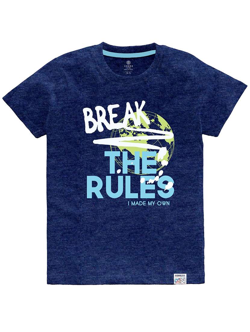 boys round neck printed set of 2 regular t-shirt - 21098975 -  Standard Image - 1