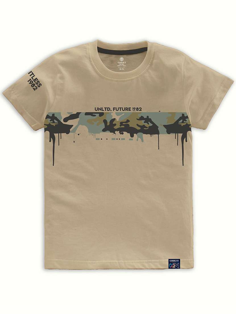 boys round neck printed set of 2 regular t-shirt - 21099082 -  Standard Image - 1