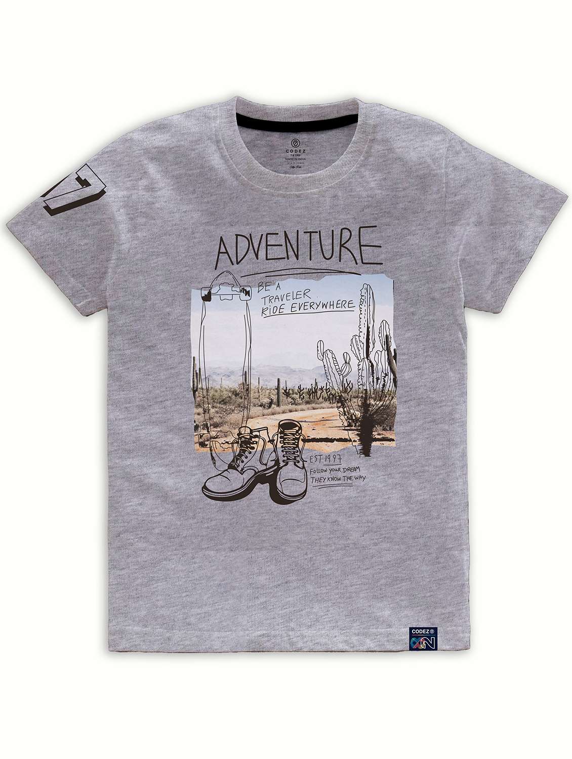 pack of 2 multi colored printed t-shirt - 21099092 -  Standard Image - 1