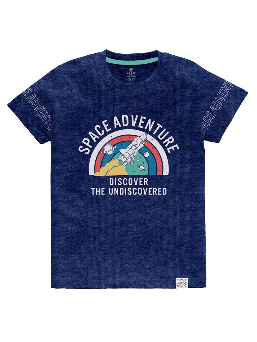boys round neck printed set of 2 regular t-shirt - 21099093 - Standard Image - 1