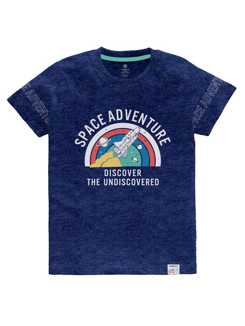 boys round neck printed t-shirt combo - 21099094 -  Standard Image - 1