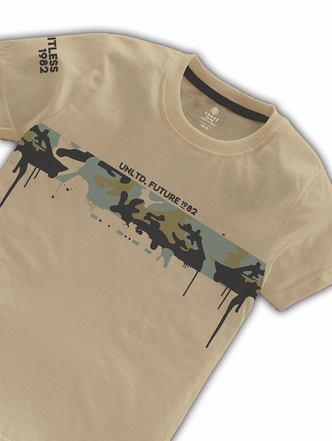 boys round neck printed set of 2 regular t-shirt - 21099100 - Standard Image - 4
