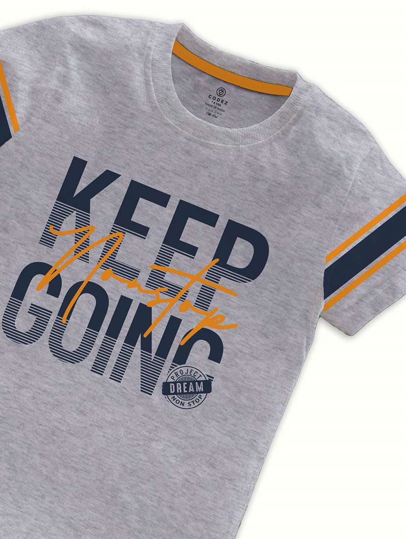 boys round neck printed set of 2 regular t-shirt - 21099117 -  Standard Image - 4