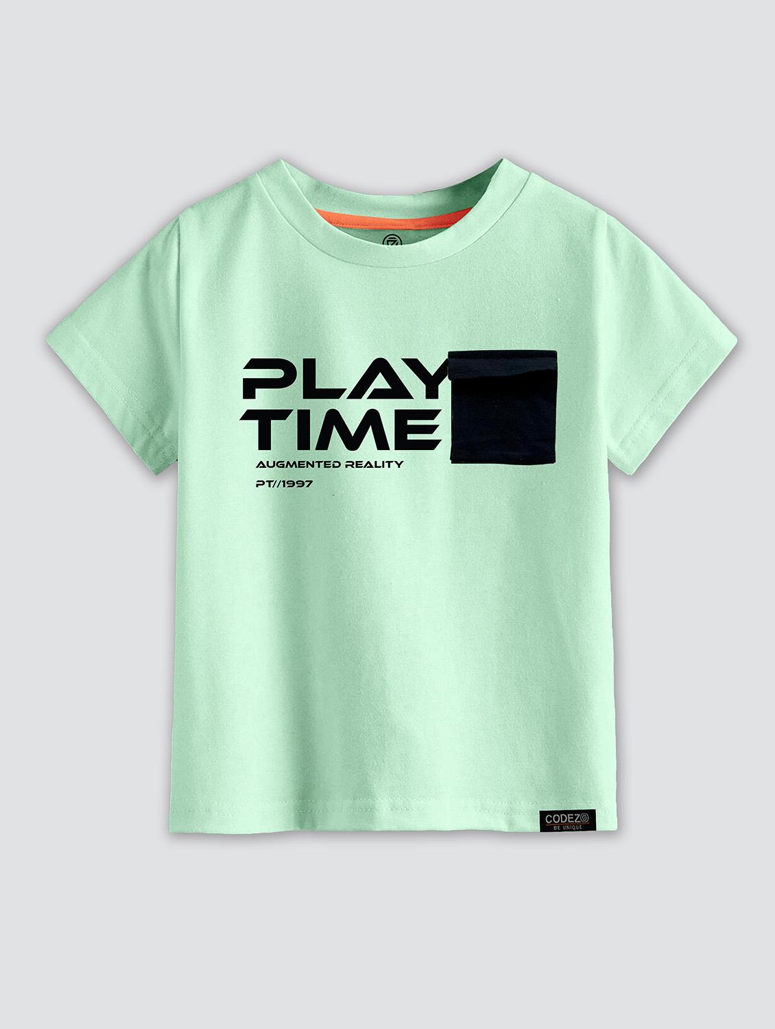 boys round neck printed set of 2 regular t-shirt - 21099192 - Standard Image - 1