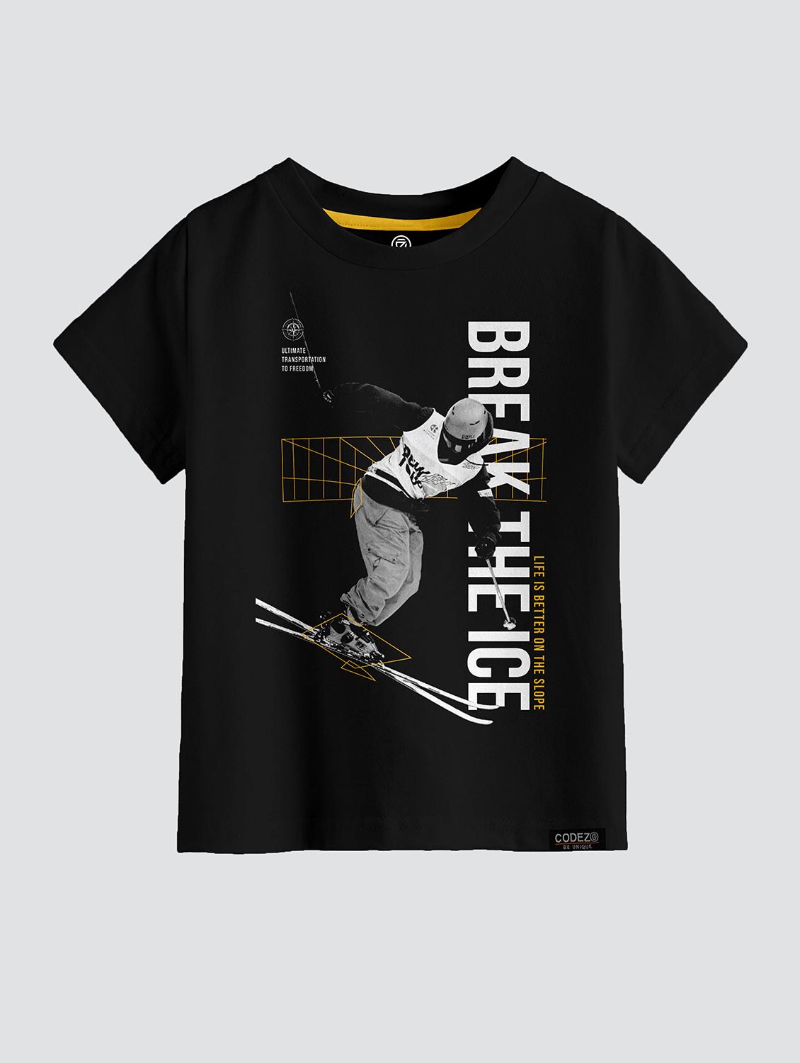 boys round neck printed t-shirt combo - 21099254 -  Standard Image - 1