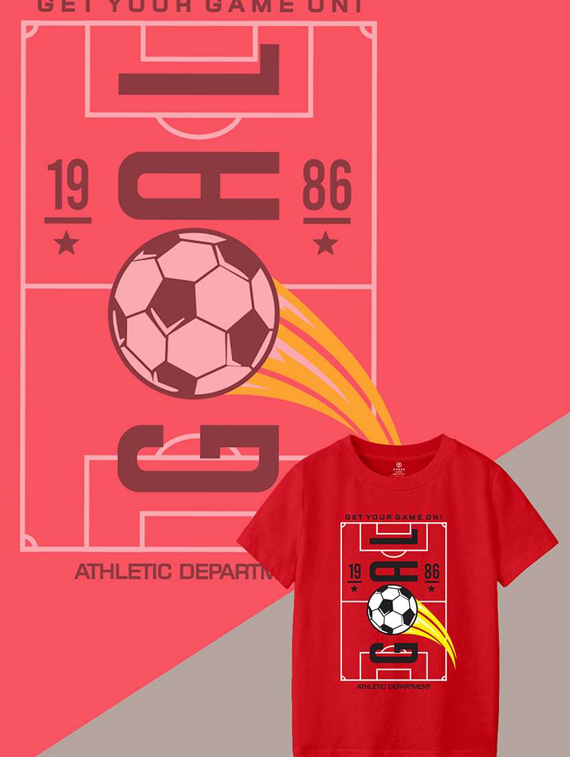 boys round neck printed set of 2 regular t-shirt - 21099327 -  Standard Image - 4