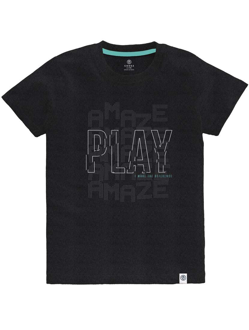 boys round neck printed set of 2 regular t-shirt - 21099380 -  Standard Image - 1