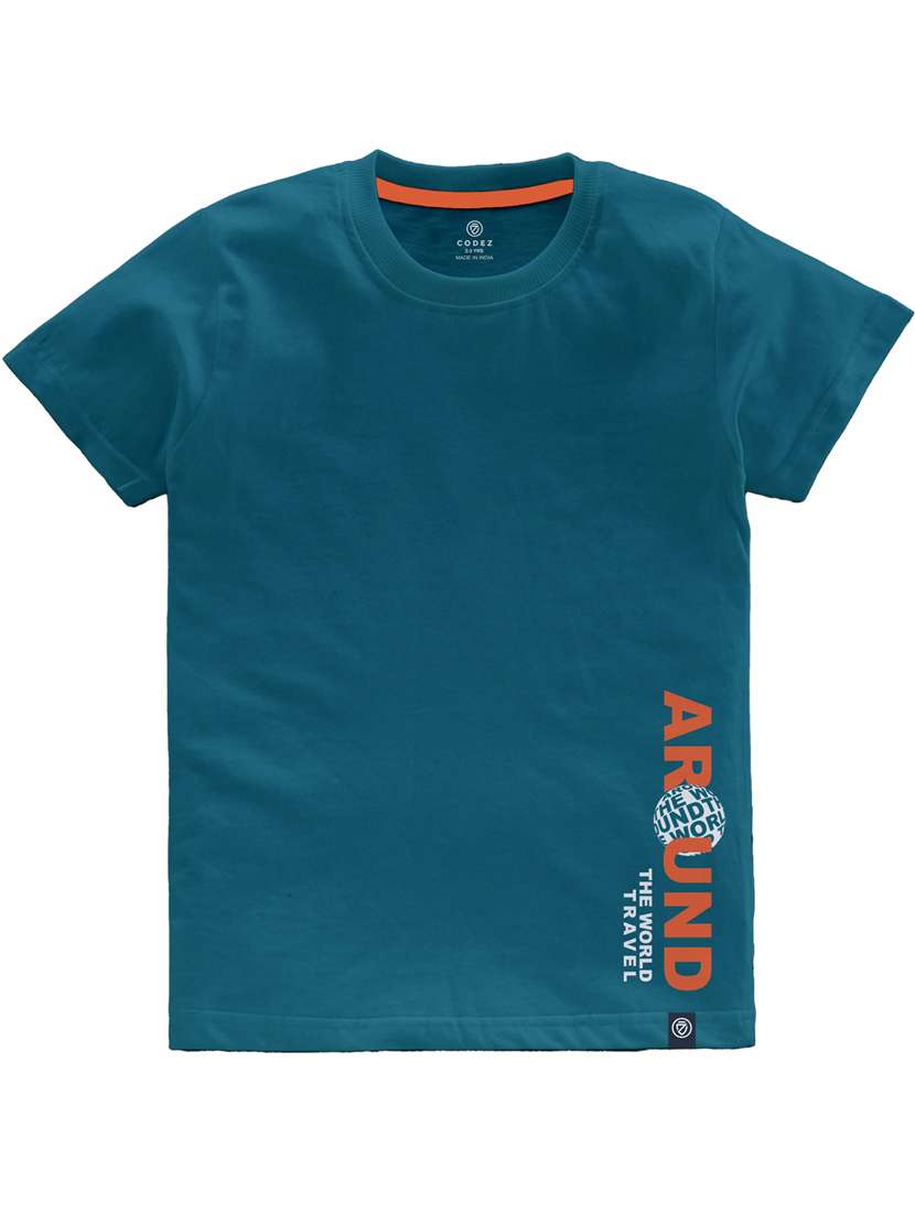boys round neck printed set of 2 regular t-shirt - 21099387 -  Standard Image - 1
