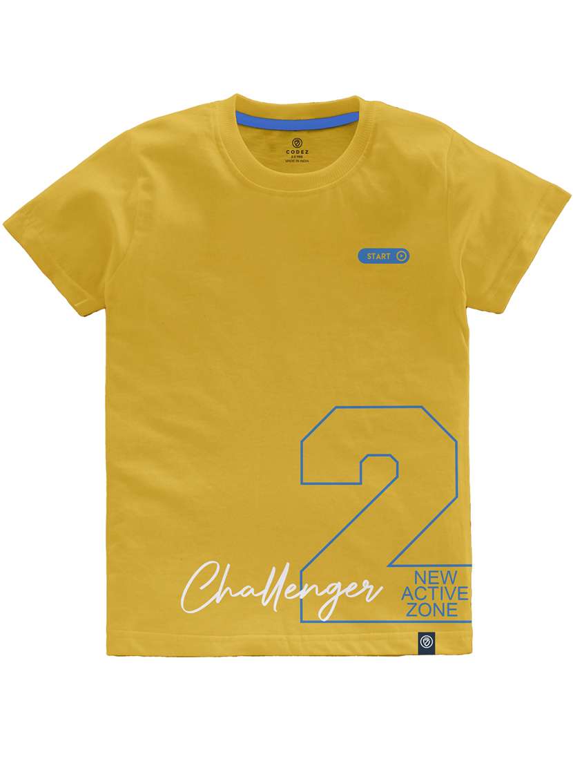 boys round neck printed set of 2 regular t-shirt - 21099389 -  Standard Image - 1