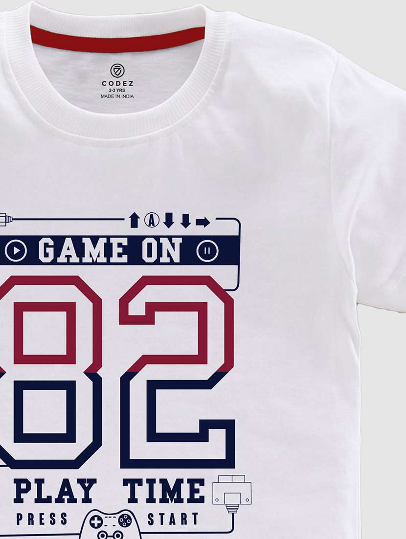 boys round neck printed set of 2 regular t-shirt - 21099400 -  Standard Image - 4