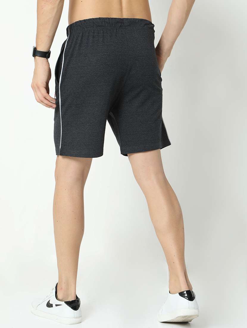 charcoal cotton blend  short - 21099536 -  Standard Image - 1