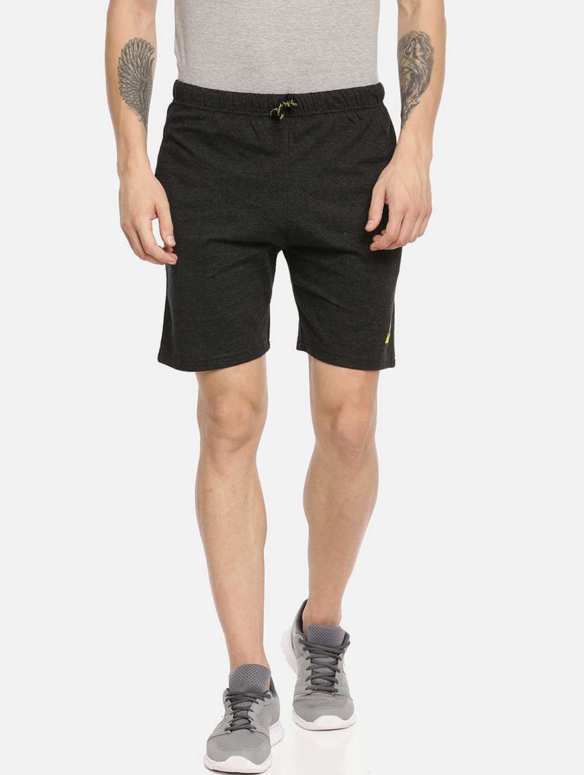 multi colored cotton blend short - 21099577 - Standard Image - 1