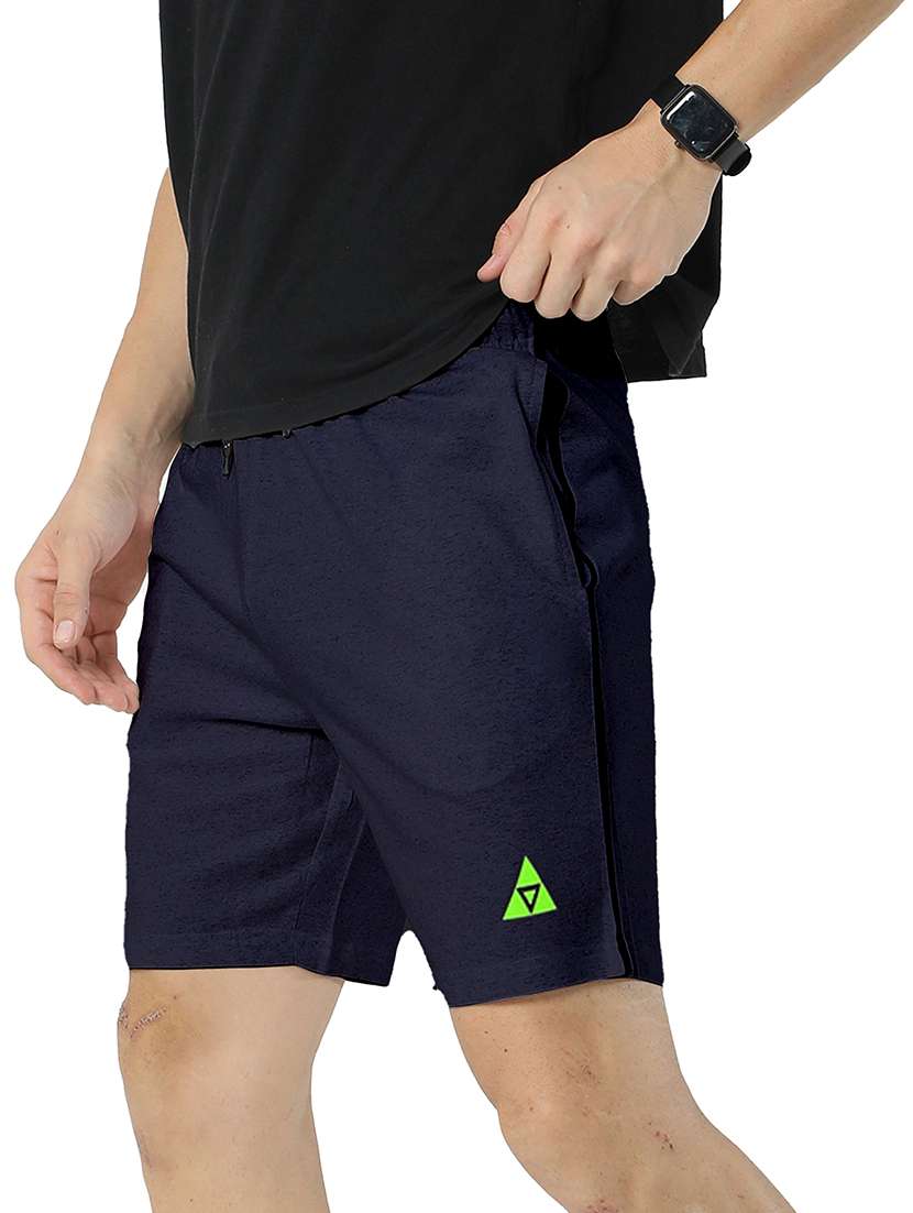 multi colored cotton blend short - 21099580 -  Standard Image - 4