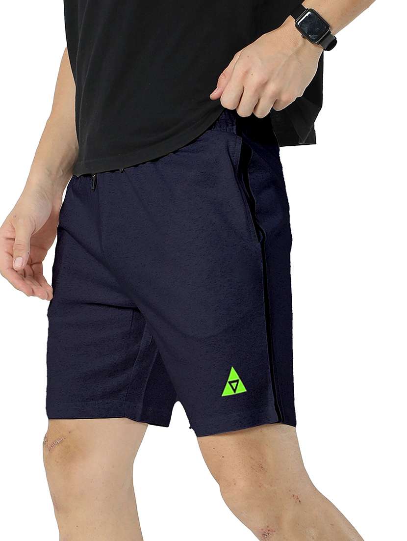 multi colored cotton blend  short - 21099582 -  Standard Image - 4