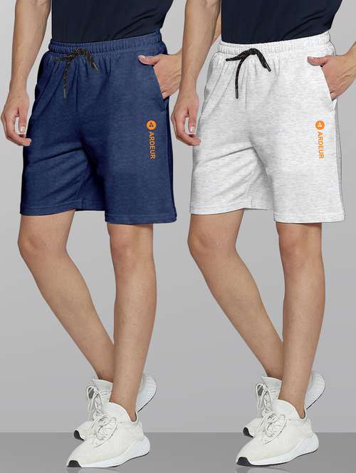 men pack of 2 mid rise shorts - 21099607 -  Standard Image - 0