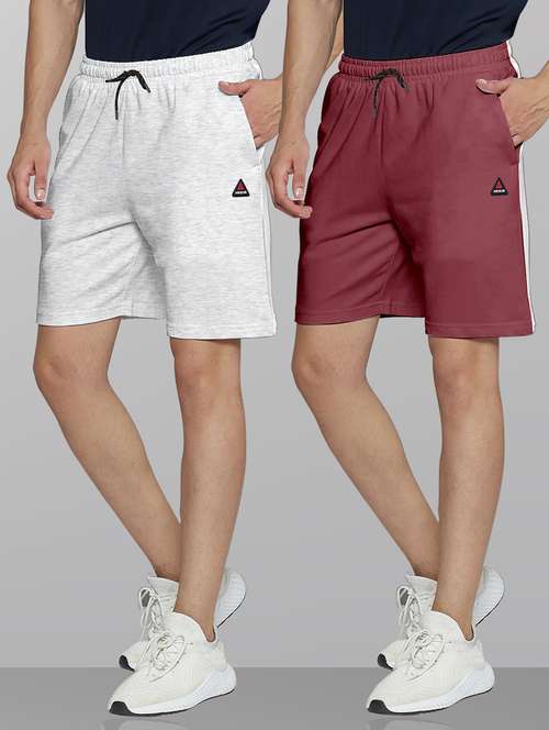 men pack of 2 mid rise shorts - 21099616 -  Standard Image - 0