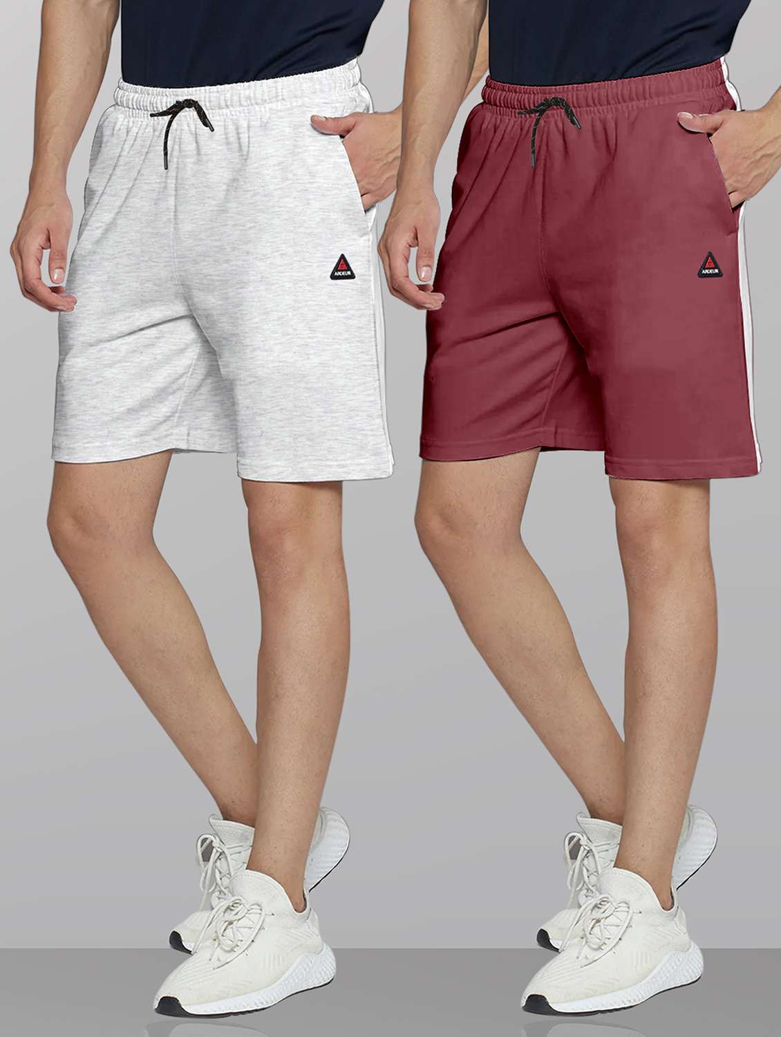 men pack of 2 mid rise shorts