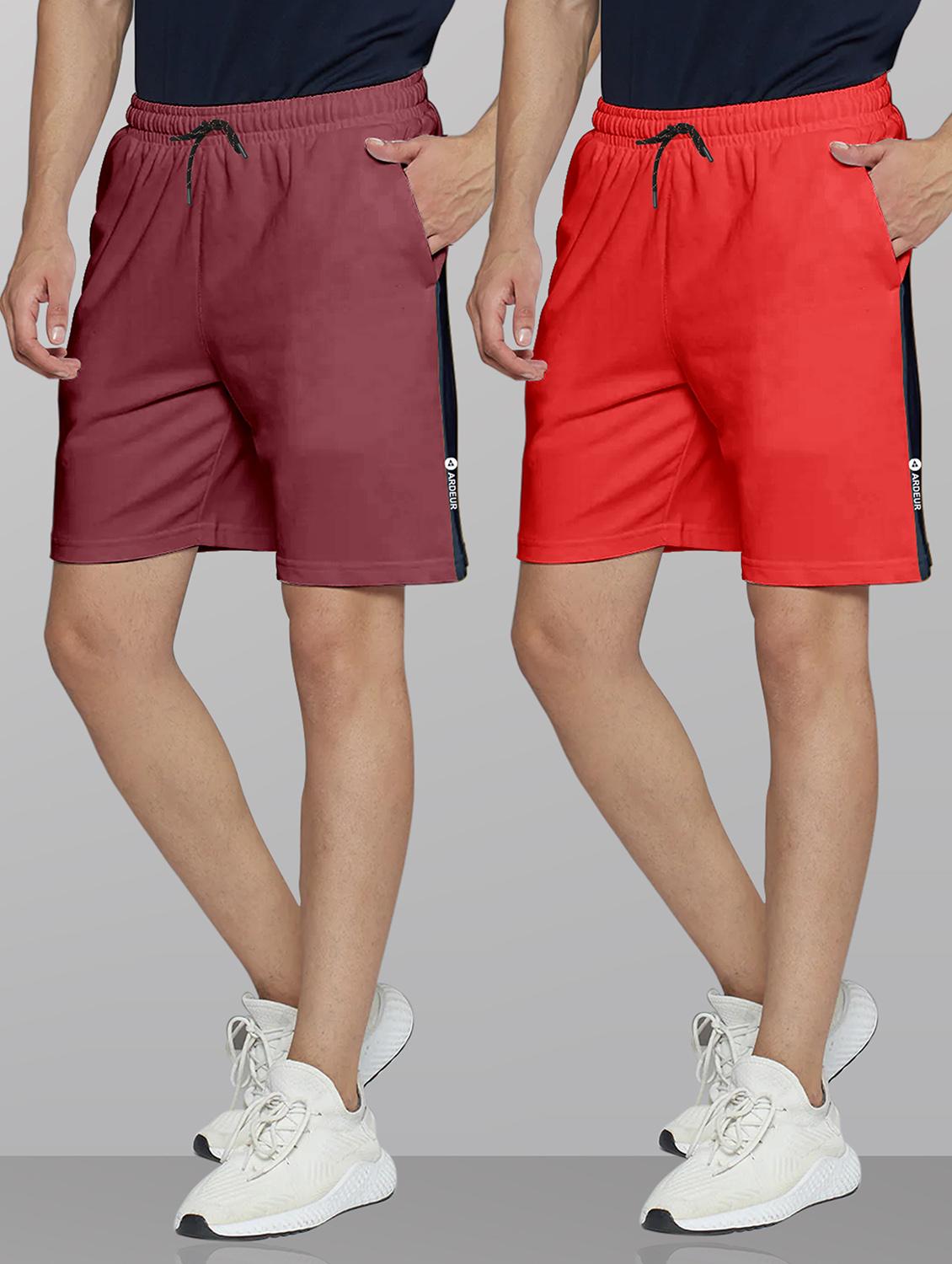 men pack of 2 mid rise shorts - 21099624 - Zoom Image - 0