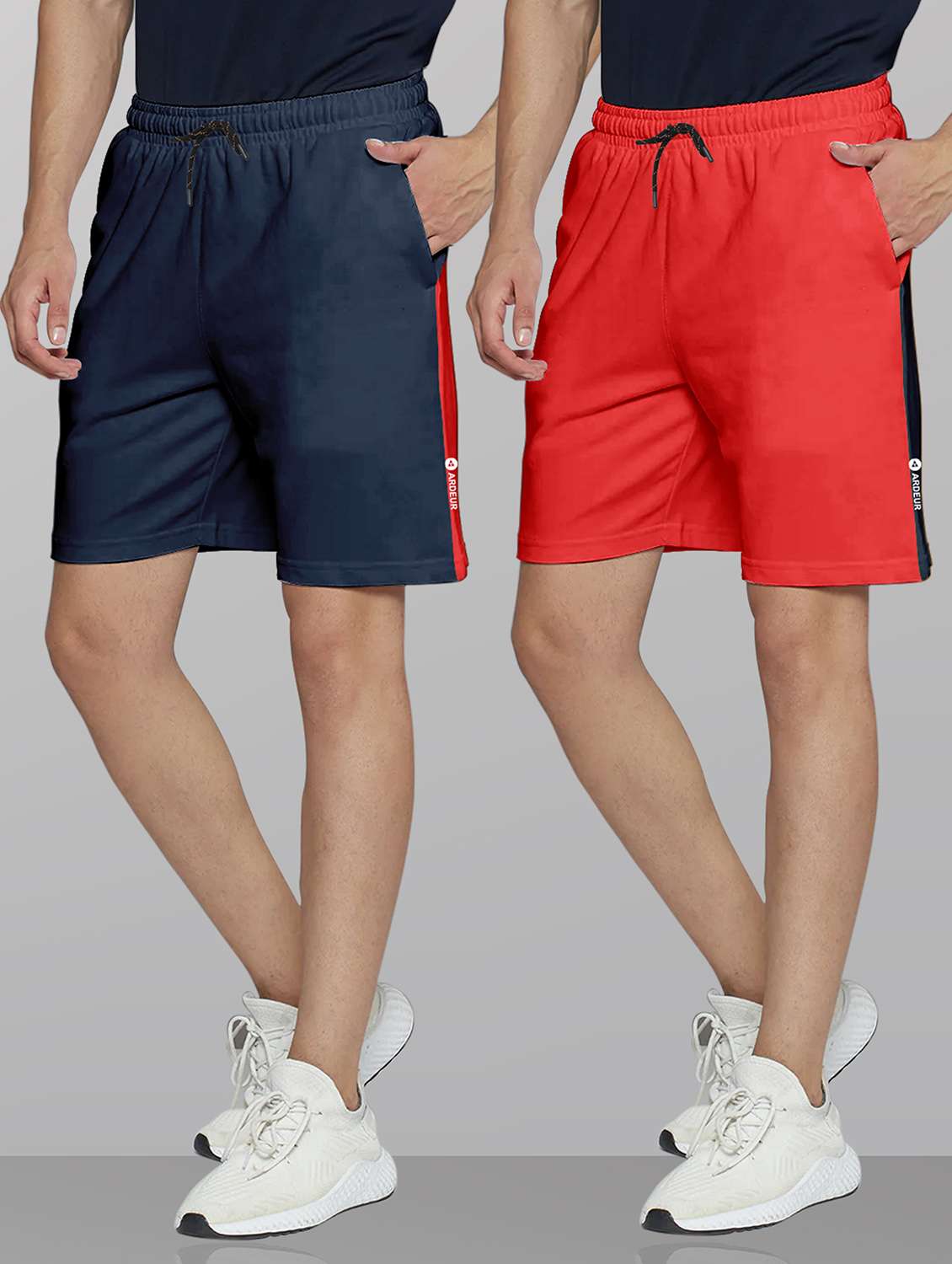 men pack of 2 mid rise shorts
