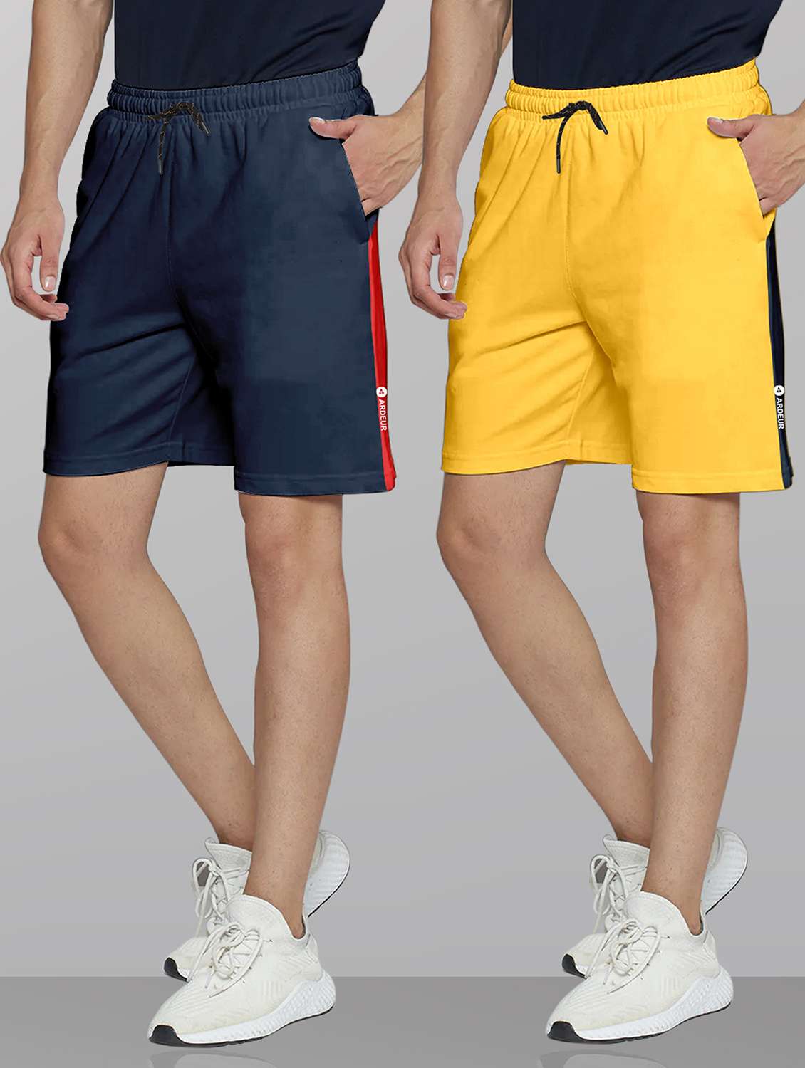 men pack of 2 mid rise shorts