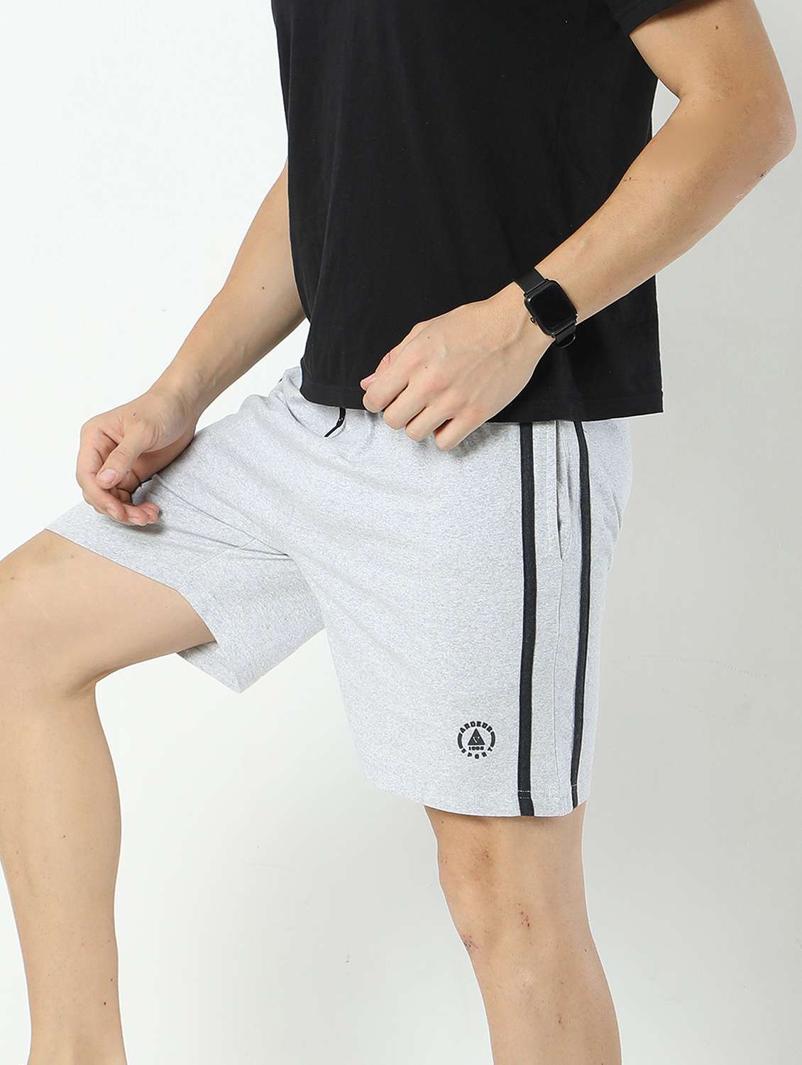 men pack of 2 mid rise shorts - 21099634 -  Standard Image - 1