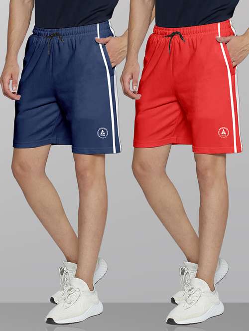 mens pack of 2 cotton shorts - 21099637 -  Standard Image - 0
