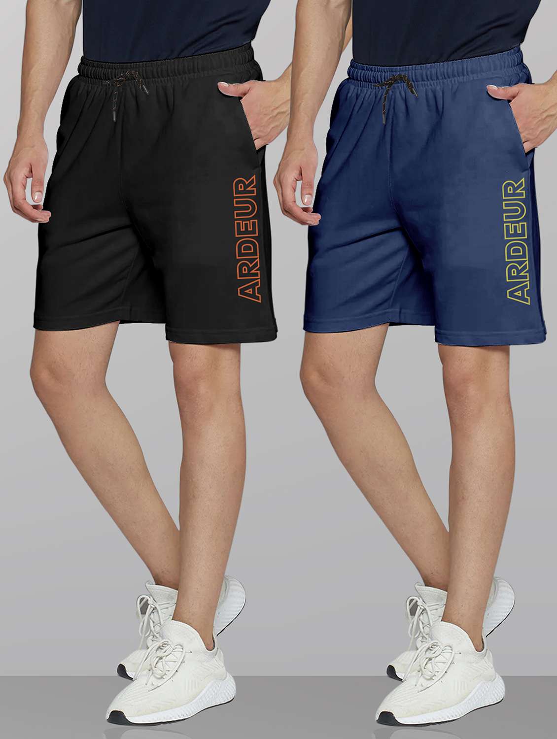 men pack of 2 mid rise shorts