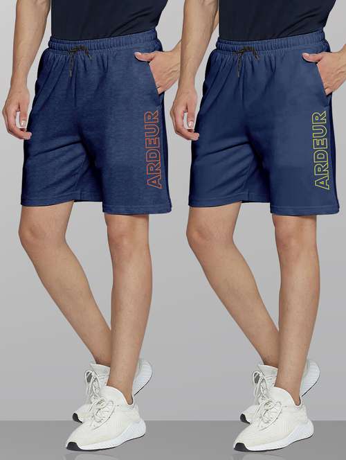 men pack of 2 mid rise shorts - 21099647 -  Standard Image - 0