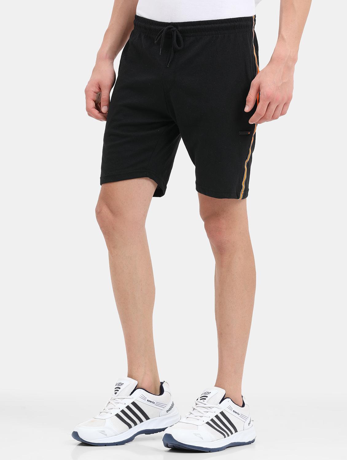 black side taped shorts - 21099689 - Standard Image - 1