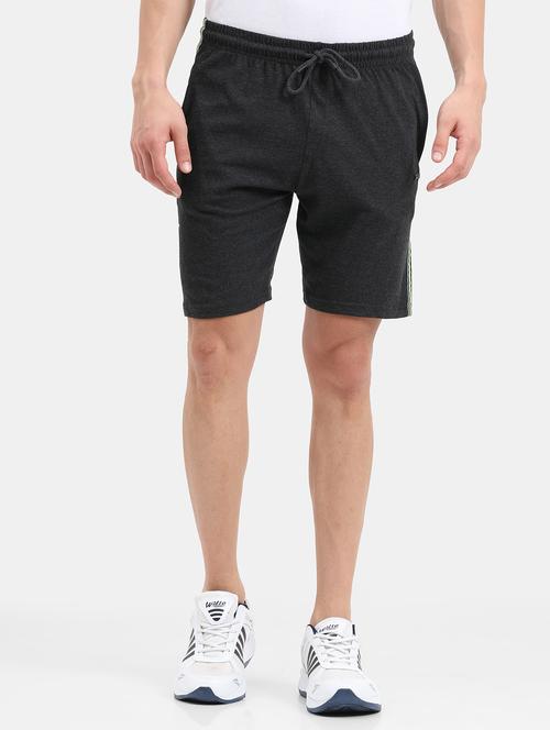 charcoal side taped shorts - 21099690 - Standard Image - 0